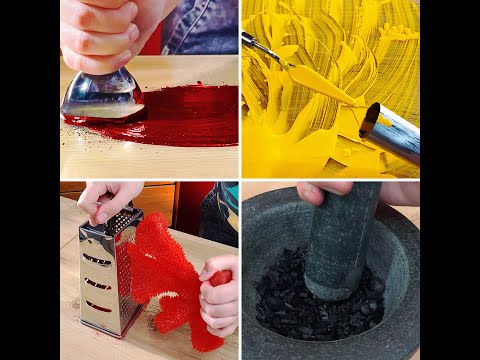 Kendi yağlı boya boyanızı yapmak için doğal ürünler kullanma 🩸.