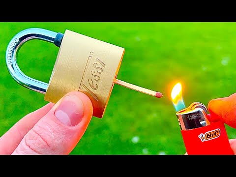 KİBRİTLERLE KİLİDİ NASIL AÇARSINIZ